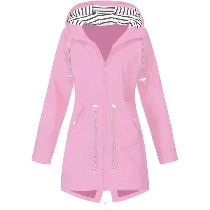 Veste femme imperméable à capuche, veste de pluie