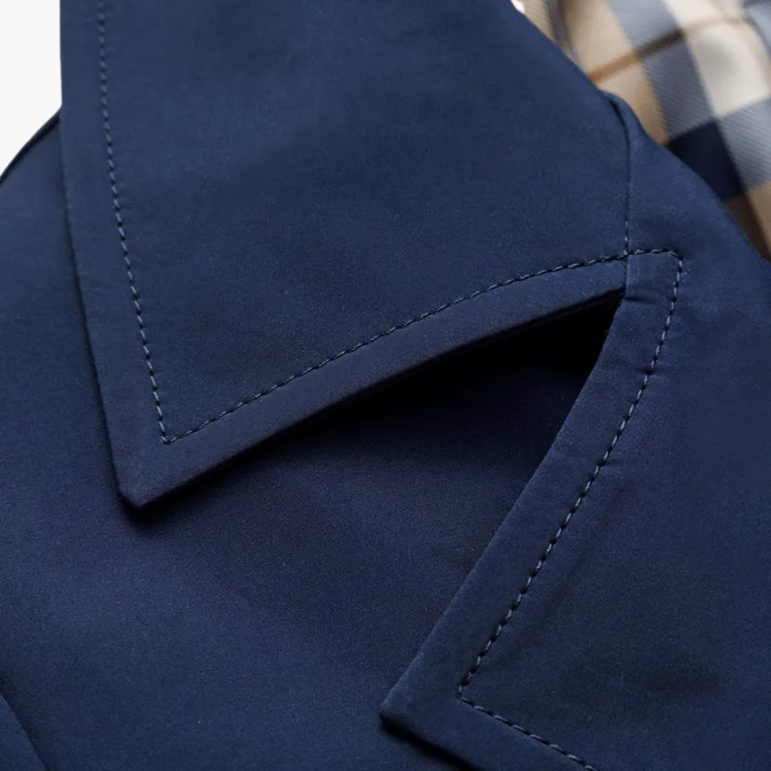Ökologischer Herren-Trenchcoat Winddicht Modern - IdealeKleiden