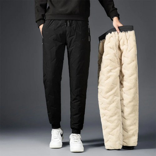 Pantalon de jogging polaire pour homme Chaud et élégant