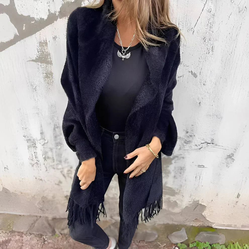 Veste femme mode tricot lâche