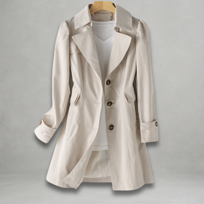 Trench-coat de printemps élégant pour femme