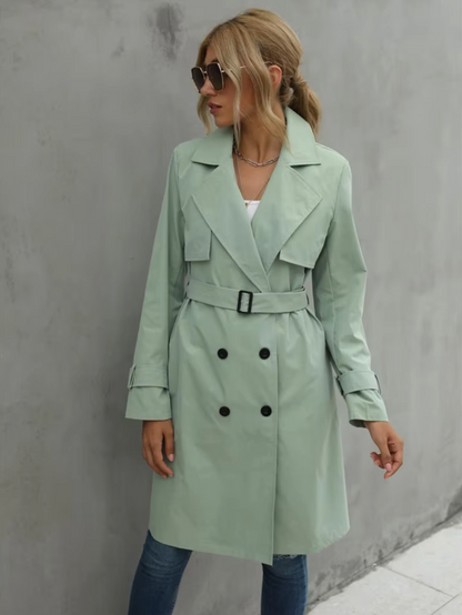 Trench-coat long élégant pour femme