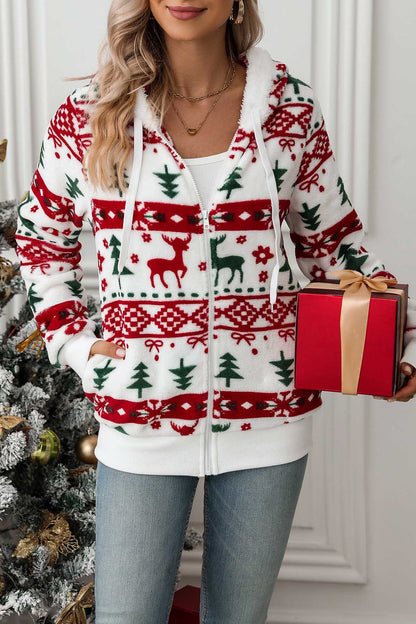 Pull de Noël Rouge festif