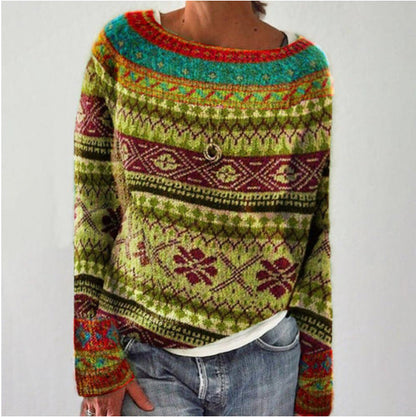 Pull vintage femme style rétro