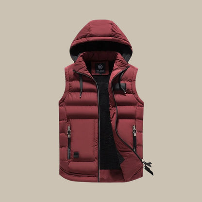 Gilet homme stylé Veste chaude à capuche