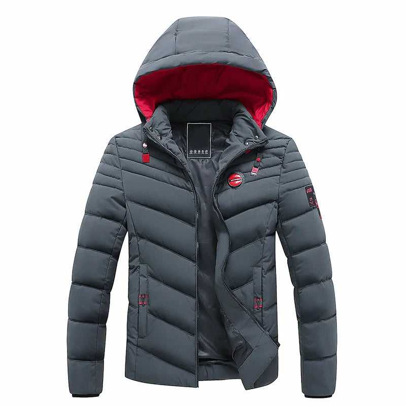 Blouson d'hiver homme chaud en duvet