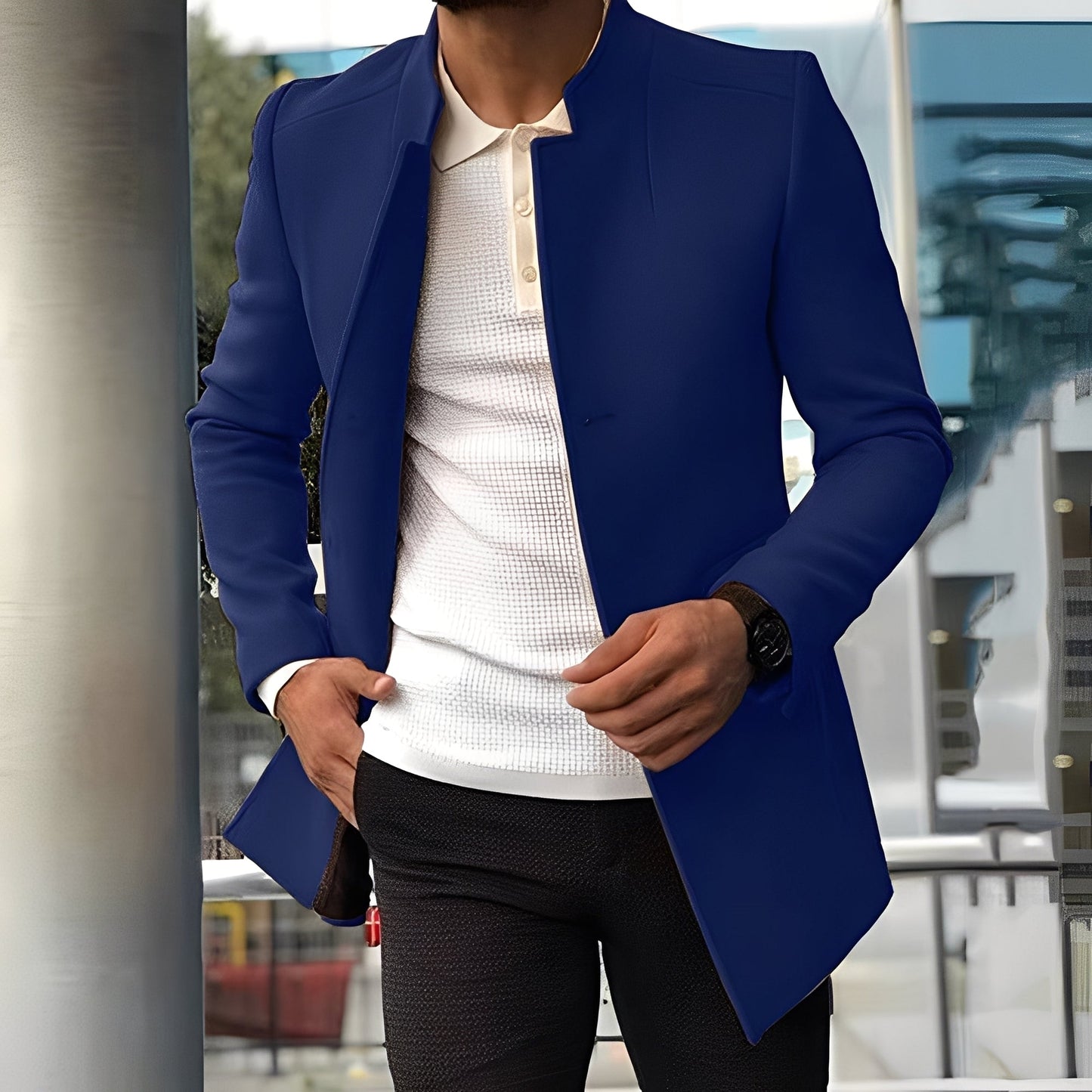 Veste élégante pour homme coupe slim