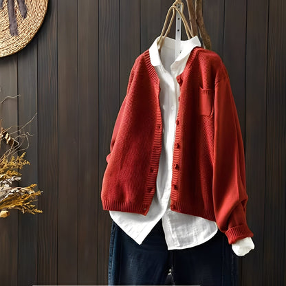 Cardigan élégant Femme Classique Lacé