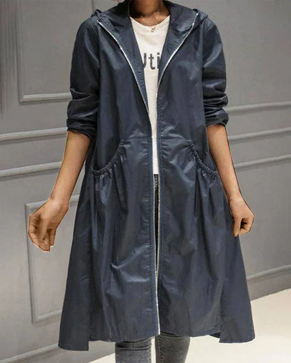 Veste longue d'hiver confortable pour femme