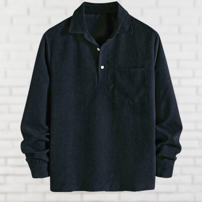 Chemise en velours côtelé douce et confortable