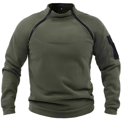 Pull en polaire tactique homme outdoor