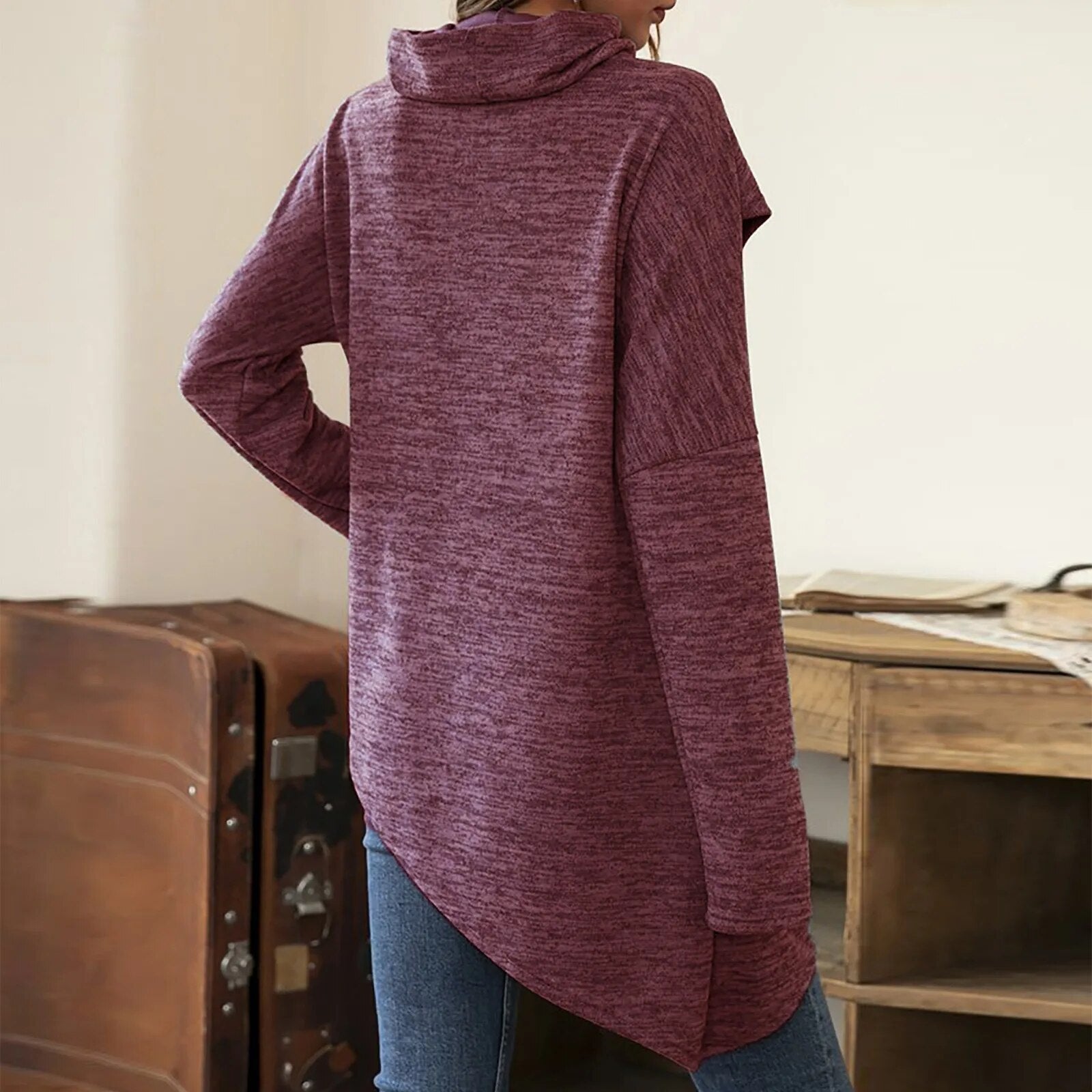 Weiche Strickpullover Damen Premium Qualität - IdealeKleiden