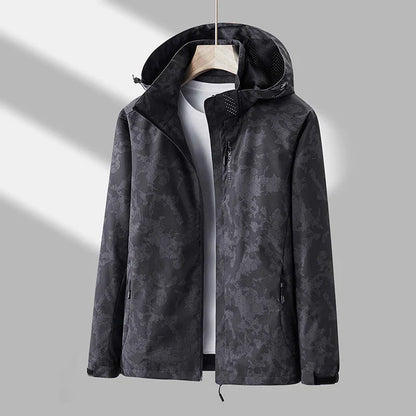 Coupe-vent à capuche unisexe style streetwear