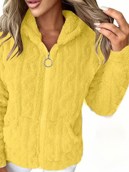 Sweat à capuche doux et confortable avec fermeture éclair