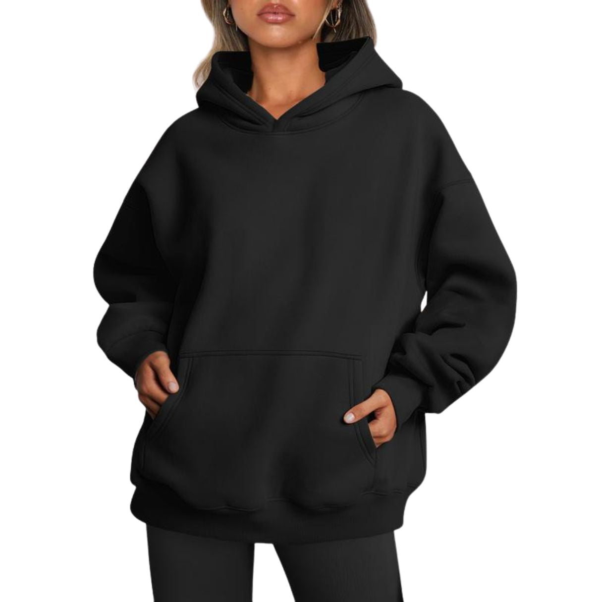 Sweat à capuche oversize confortable Style tendance