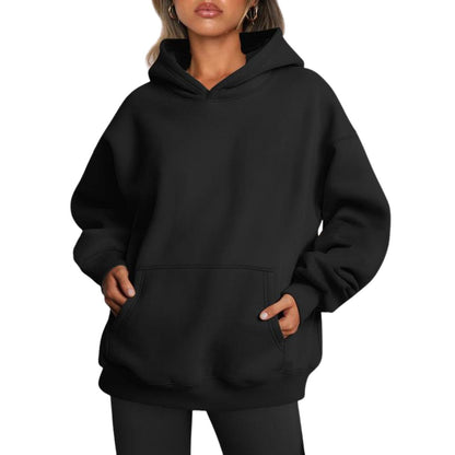 Sweat à capuche oversize confortable Style tendance