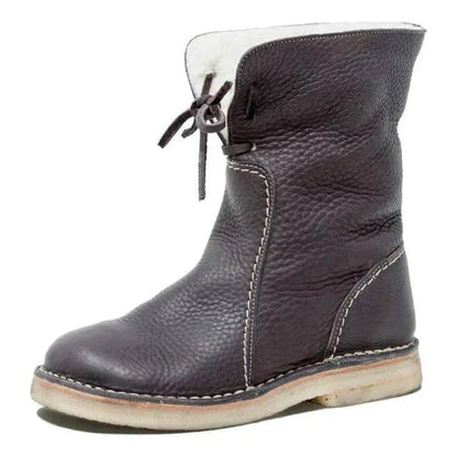 Bottes d'hiver confortables pour femmes, douillettes et chaudes