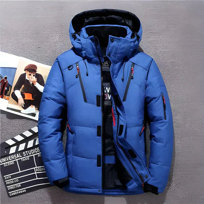 Veste d'hiver homme isolée capuche outdoor
