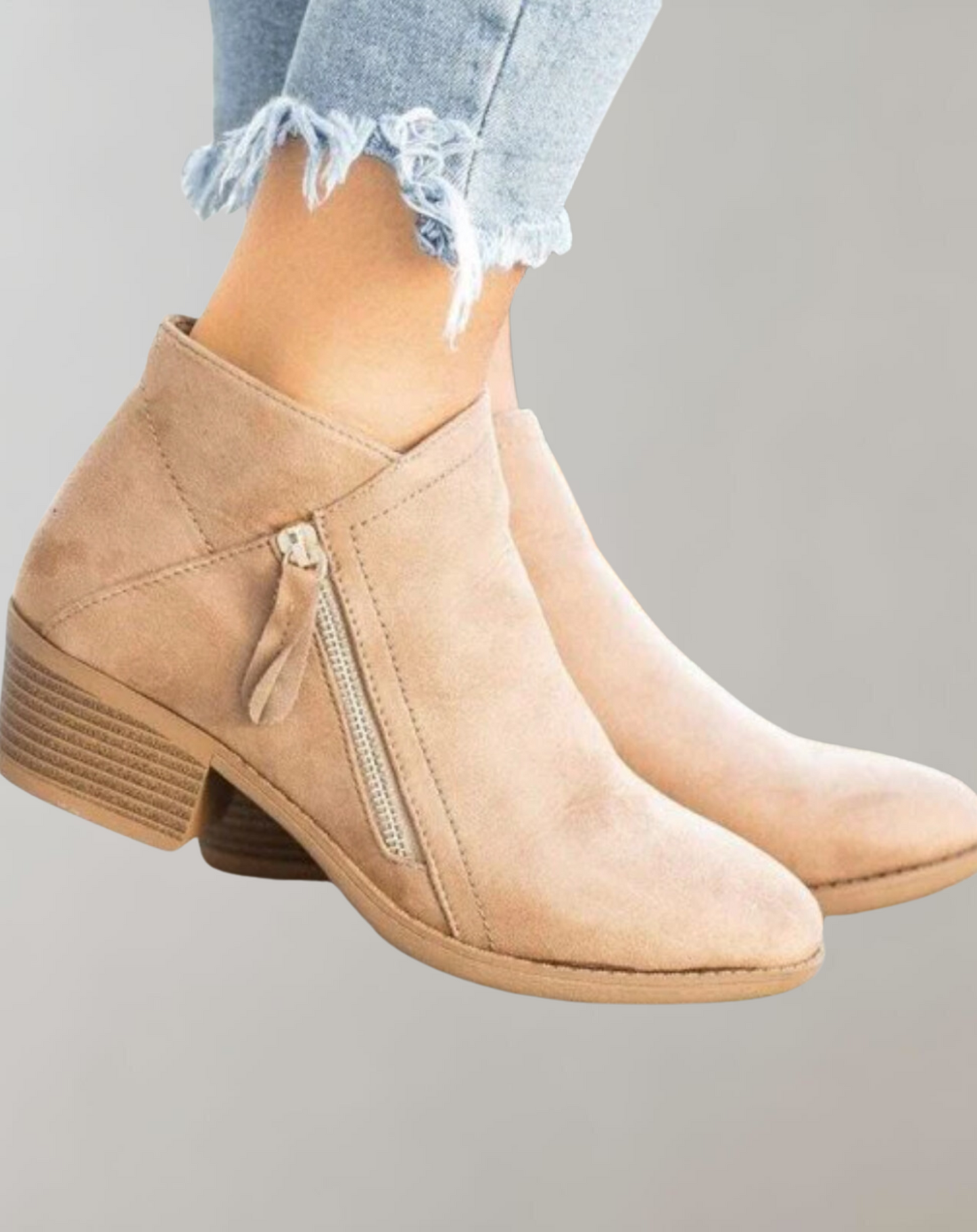Bottes en cuir confortables Orthopédiques