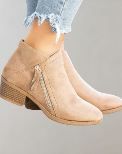 Bottes en cuir confortables Orthopédiques
