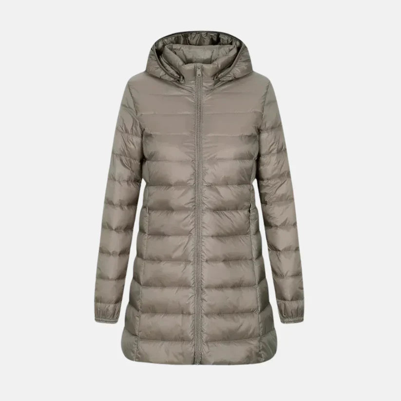 Doudoune matelassée à capuche chaude pour femme