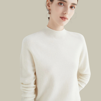 Pull chaud en laine mérinos pour femme