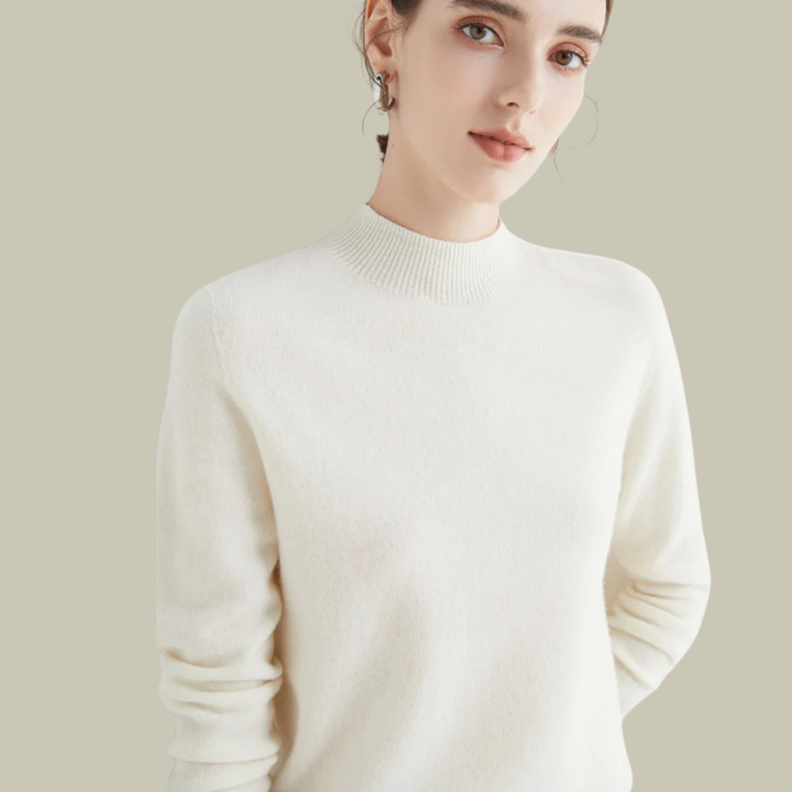 Pull chaud en laine mérinos pour femme
