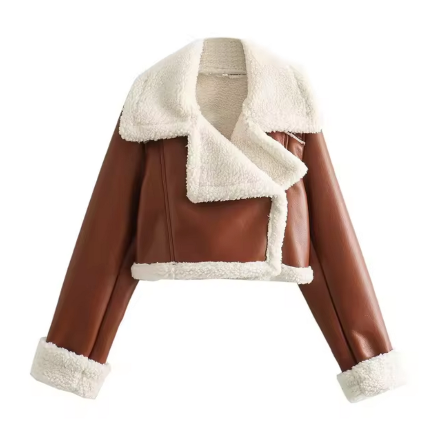 Blouson en cuir élégant pour femme