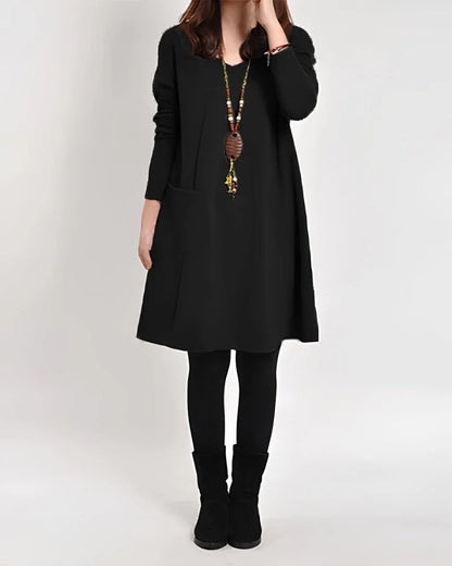 Robe décontractée confortable avec poches pratiques