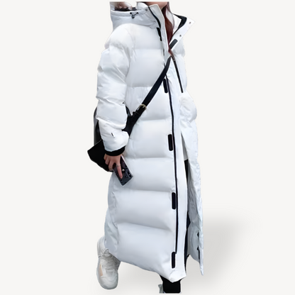 Doudoune longue surdimensionnée chaude pour femme