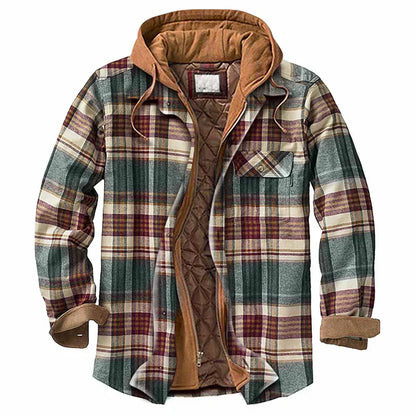Veste d'hiver pour homme avec capuche