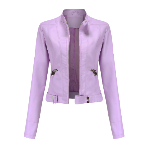 Blouson en cuir femme chic et moderne