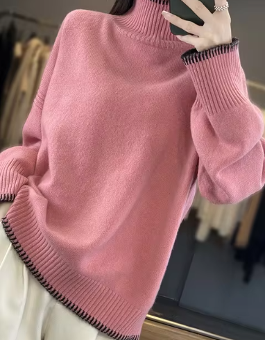 Pulls à col roulé confortables pour femmes