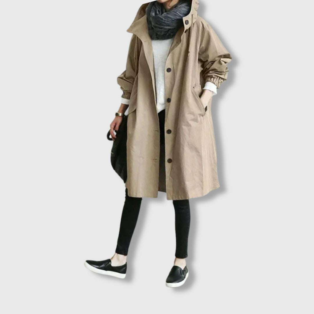 Trench-coat Femme Élégant et Moderne