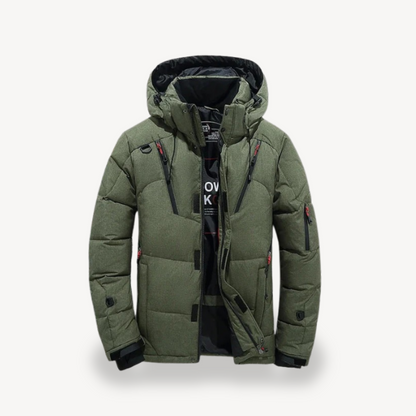 Veste d'hiver chaude rembourrée pour homme