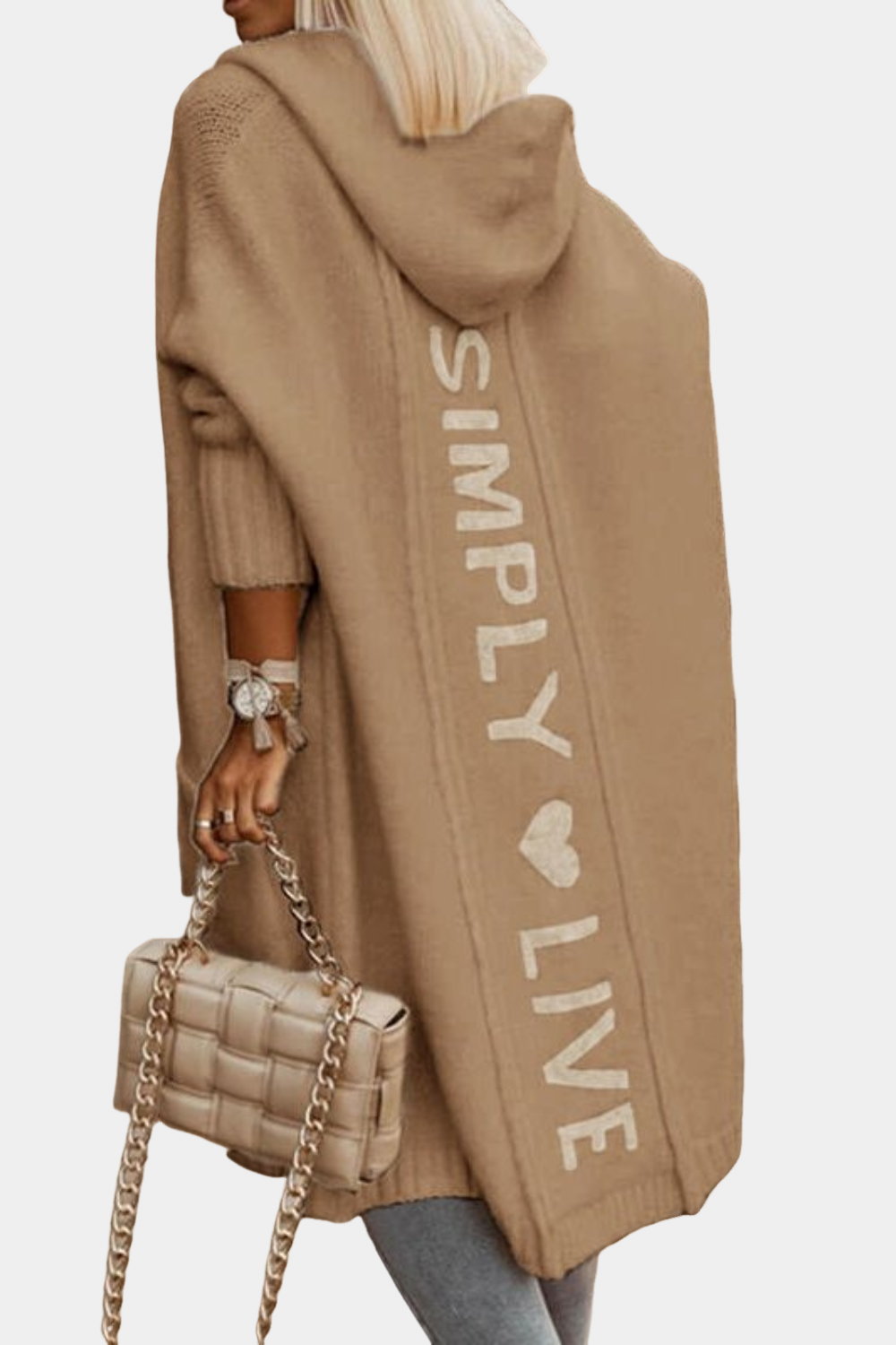 Gilet long confortable pour femme