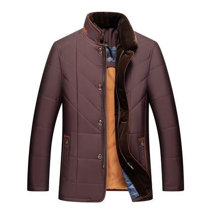 Veste d'hiver homme élégante matelassée