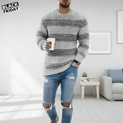 Pull pour homme aspect cachemire chaud