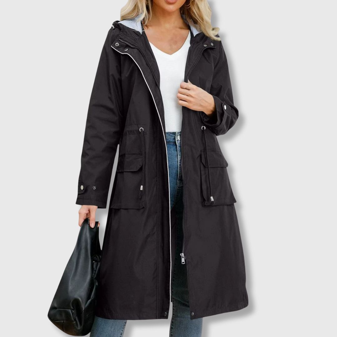 Veste d'hiver pratique à capuche pour femme