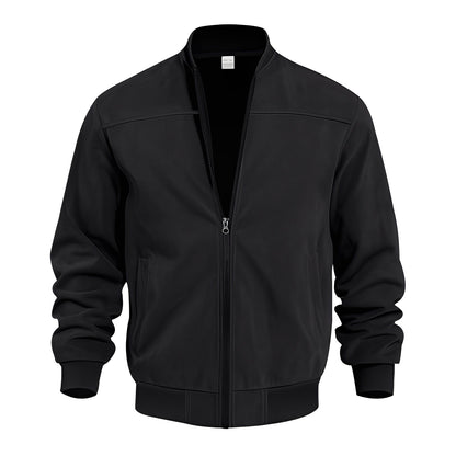 Blouson en cuir homme élégant en daim