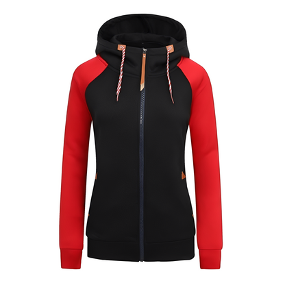 Sweat à capuche pour femme avec cordon de serrage