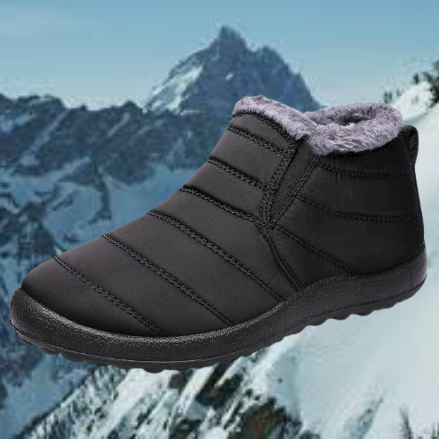 Bottes d'hiver pour hommes chaudes et isolées