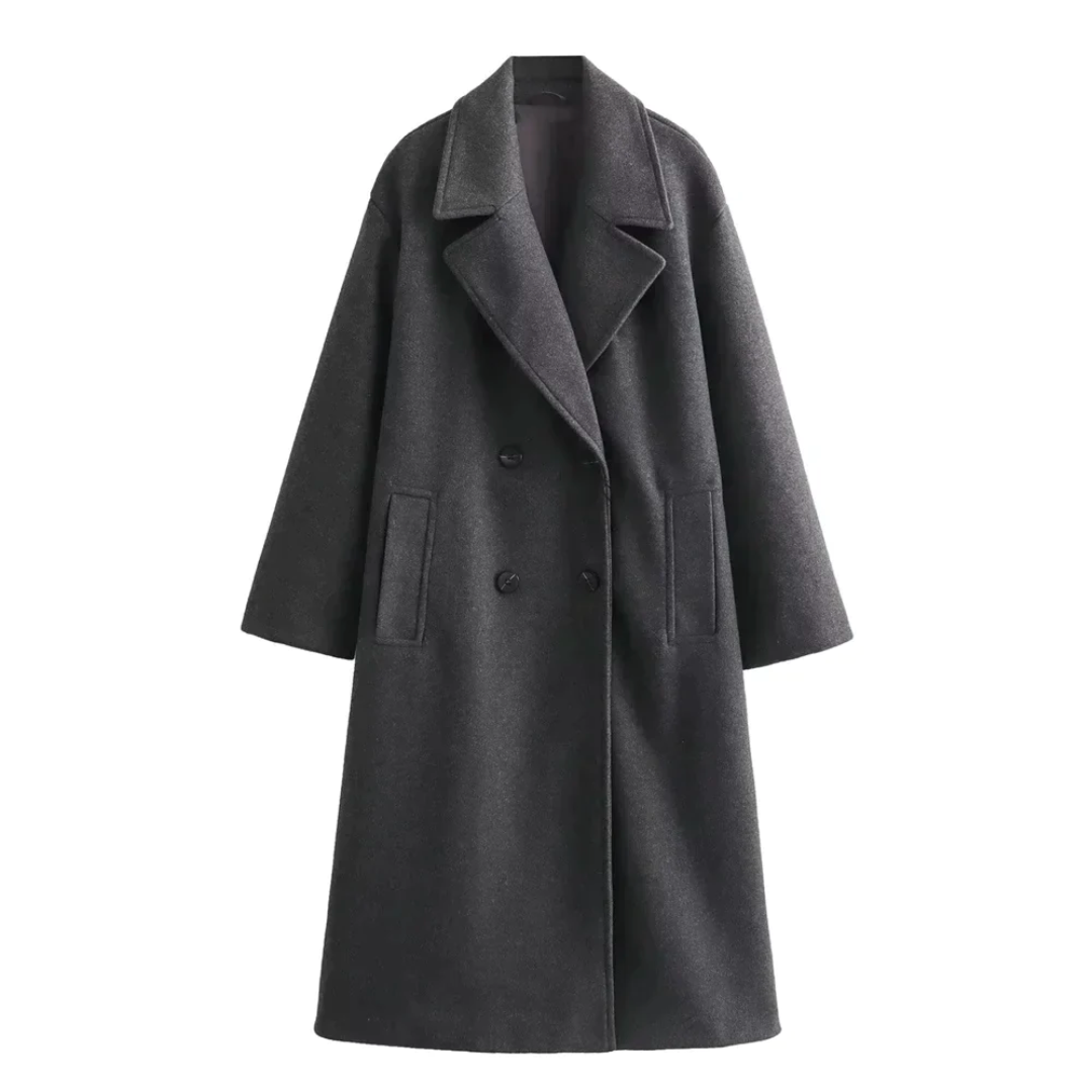 Manteau d'hiver élégant Écharpe femme