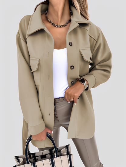 Veste élégante pour femme Col cranté léger