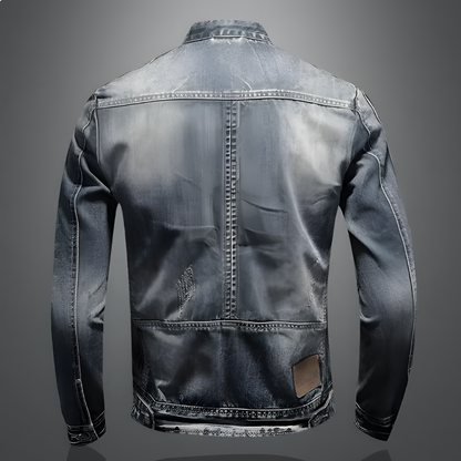 Moderne Jeansjacke Trendy Style - IdealeKleiden