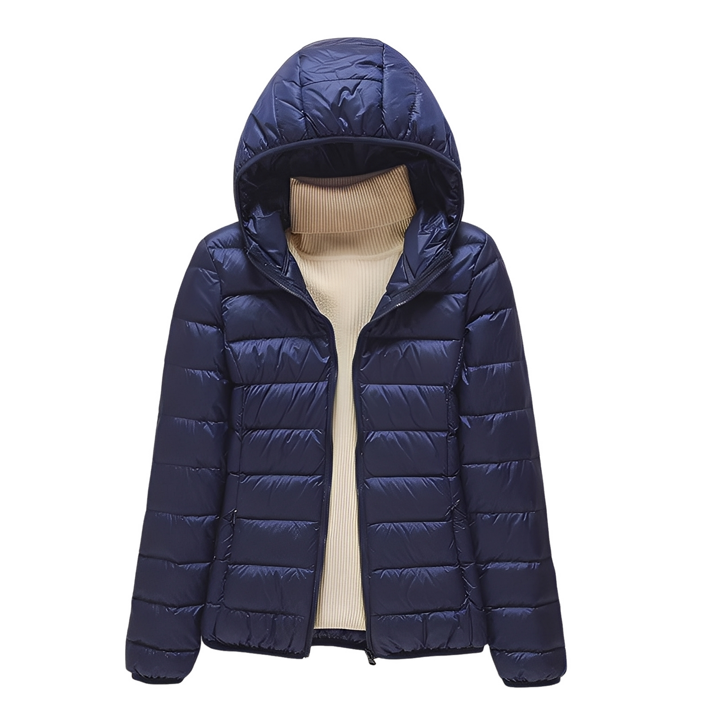 Doudoune femme élégante coupe slim