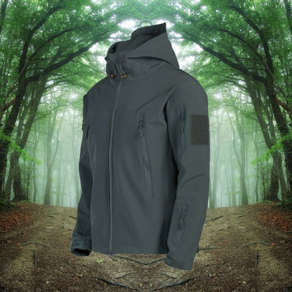 Veste d'hiver softshell à capuche pour hommes