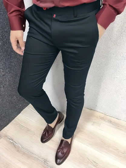 Pantalon de costume slim homme élégant