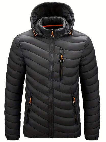 Herren Winterjacke Leicht Isoliert Warm - IdealeKleiden