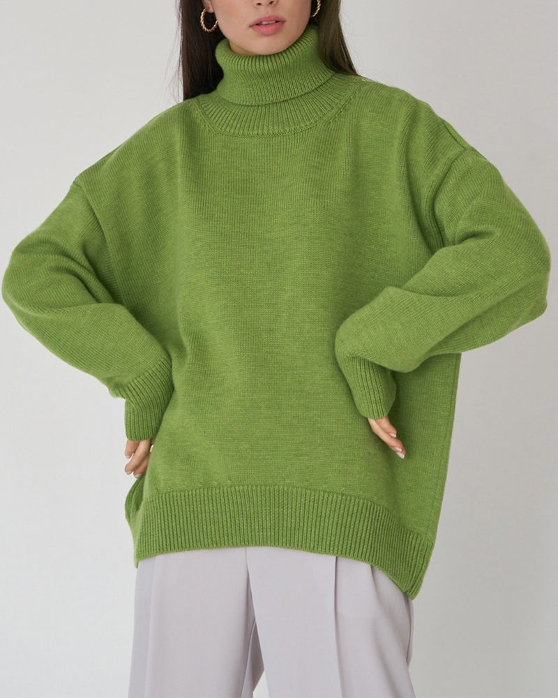 Pulls amples en coton pour femme au design élégant